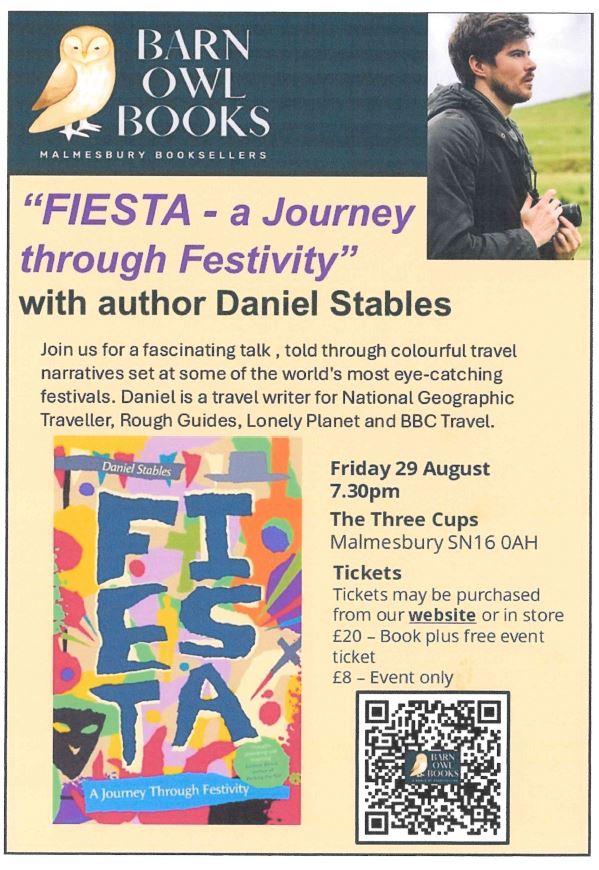 Barn Owl Books- 'Fiesta - A Journey Through Festivity'  with author Daniel Stables